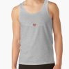 White And Red-Word And Symbol Tank Top Official Sleep Token Merch