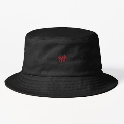 Black And Red-Word And Symbol Bucket Hat Official Sleep Token Merch