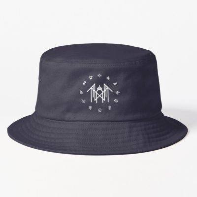 The Circle Of White Bucket Hat Official Sleep Token Merch