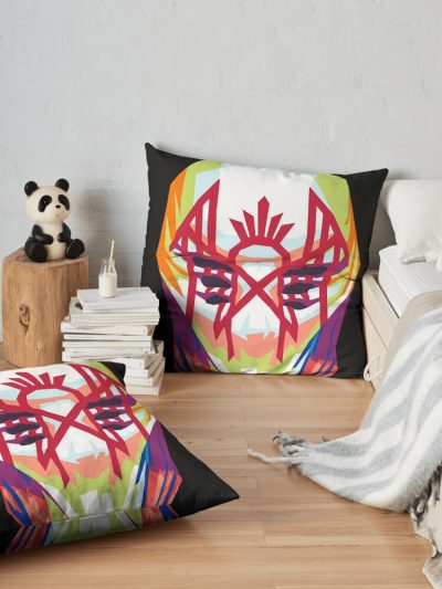 Sleep Token Mask Throw Pillow Official Sleep Token Merch