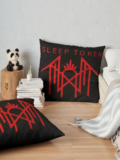 Sleep Token Throw Pillow Official Sleep Token Merch