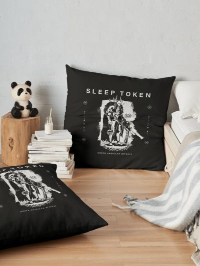 Happy Sleep To Eden Throw Pillow Official Sleep Token Merch