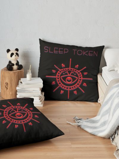 Sleep Token: Take Me Back To Occultism Of Eden Throw Pillow Official Sleep Token Merch