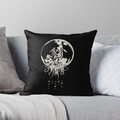 Under The Full Moon Throw Pillow Official Sleep Token Merch