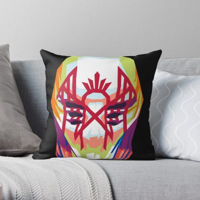 Sleep Token Mask Throw Pillow Official Sleep Token Merch