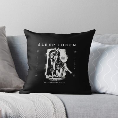 Happy Sleep To Eden Throw Pillow Official Sleep Token Merch