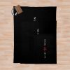 White And Red-Word And Symbol Throw Blanket Official Sleep Token Merch