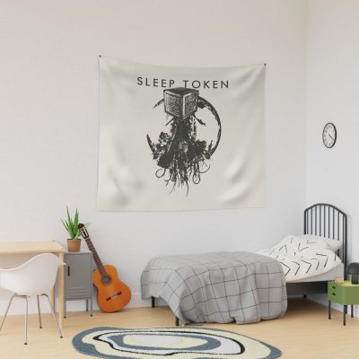 Holding The Dual Axe Tapestry Official Sleep Token Merch